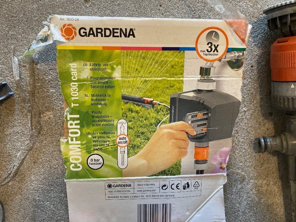 Gardena Comfort T 1030 Card besproeing  computer, Ophalen, Zwenksproeier