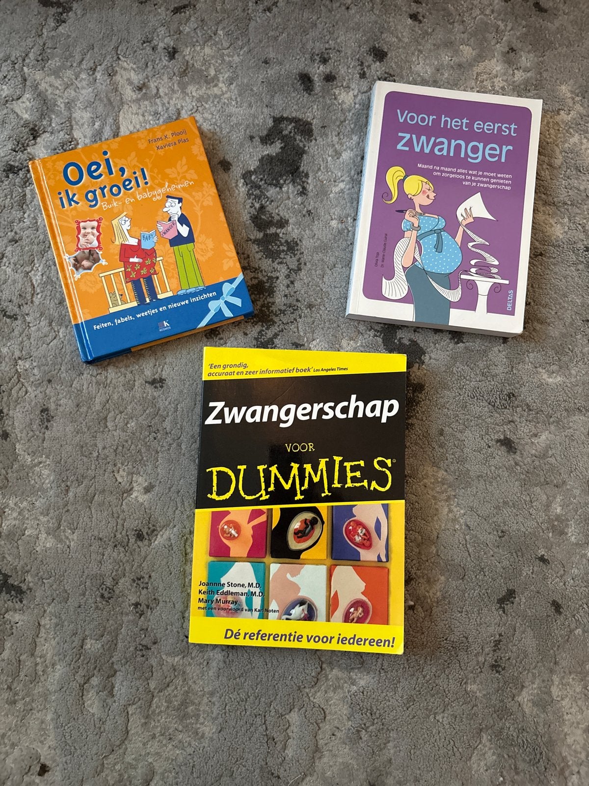 Zwangerschapsboeken (set van 3), Boeken, Ophalen, Gelezen, Zwangerschap en Bevalling