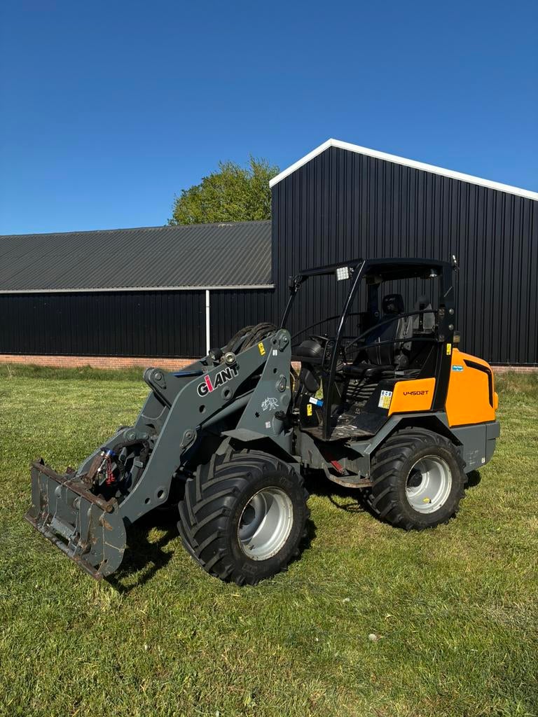 Giant V 4502 shovel, Ophalen, Wiellader of Shovel