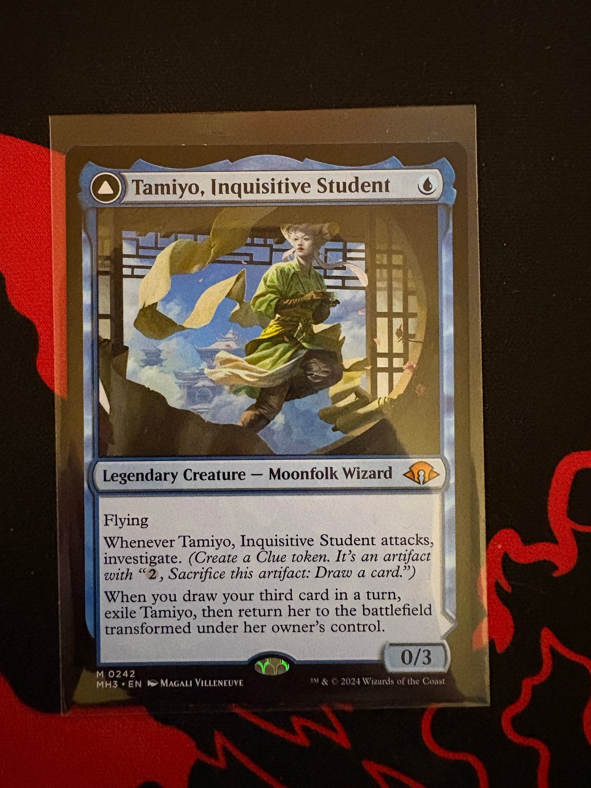 Tamiyo, Inquisitive Student - Magic: The Gathering Kaart, Ophalen, Zo goed als nieuw, Losse kaart