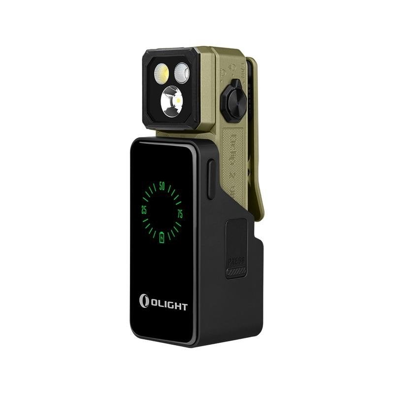 Olight Oclip 2 Ultra Premium Olive green, Ophalen of Verzenden, Nieuw, Accu