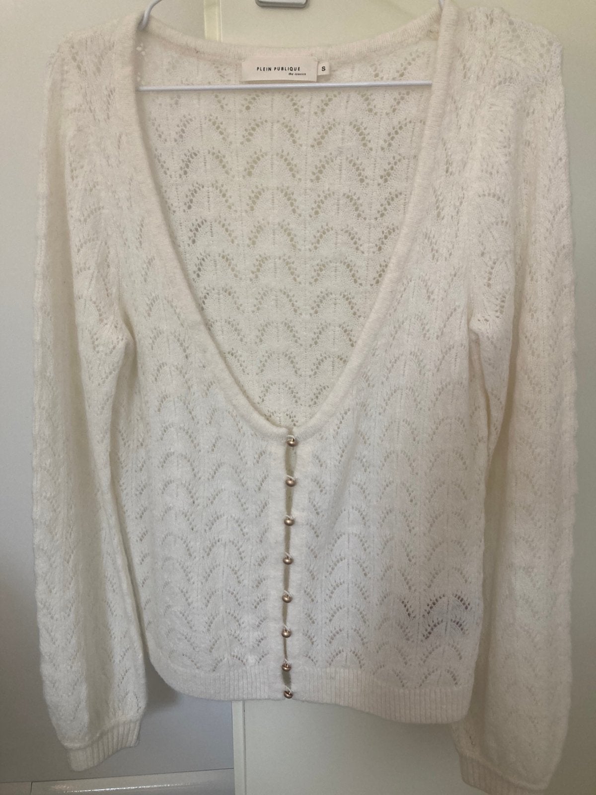 Nieuw Plein publique vest, S. Merino. Ongedragen, Kleding | Dames, Ophalen of Verzenden, Nieuw, Wit