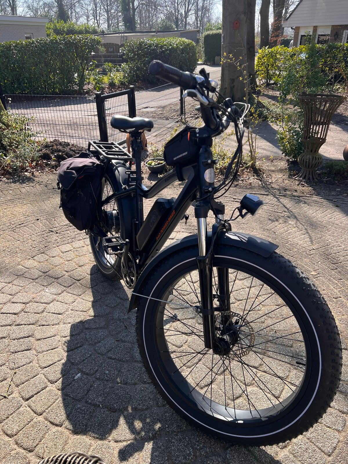 Rad Power Bikes RadRhino E-bike Fatbike, Zo goed als nieuw, 51 tot 55 cm, 50 km per accu of meer, Ophalen