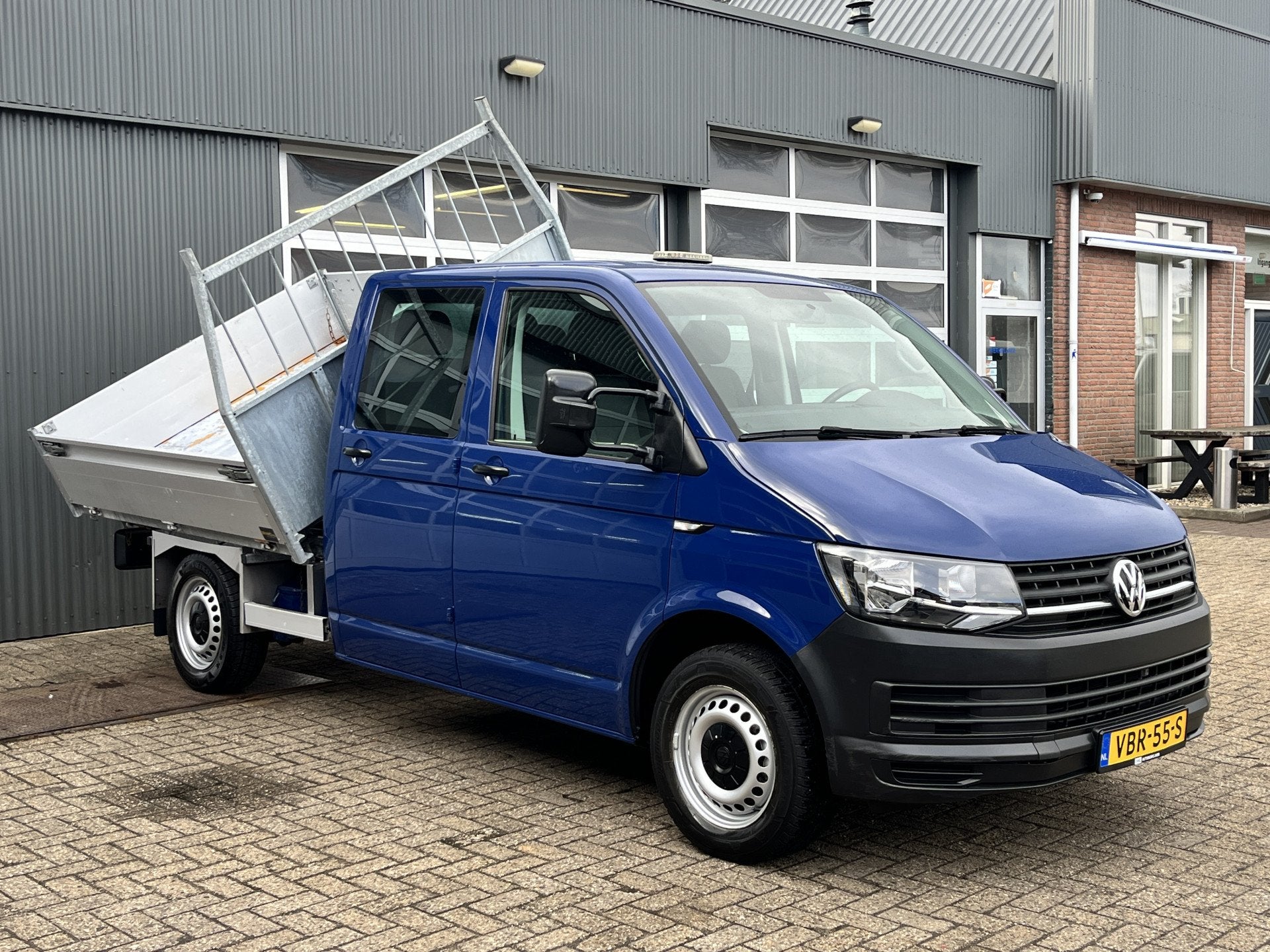 Volkswagen Transporter 2.0 TDI L2H1 DC Euro 6 Kipper open la, Auto's, Bestelauto's, Voorwielaandrijving, Gebruikt, 4 cilinders