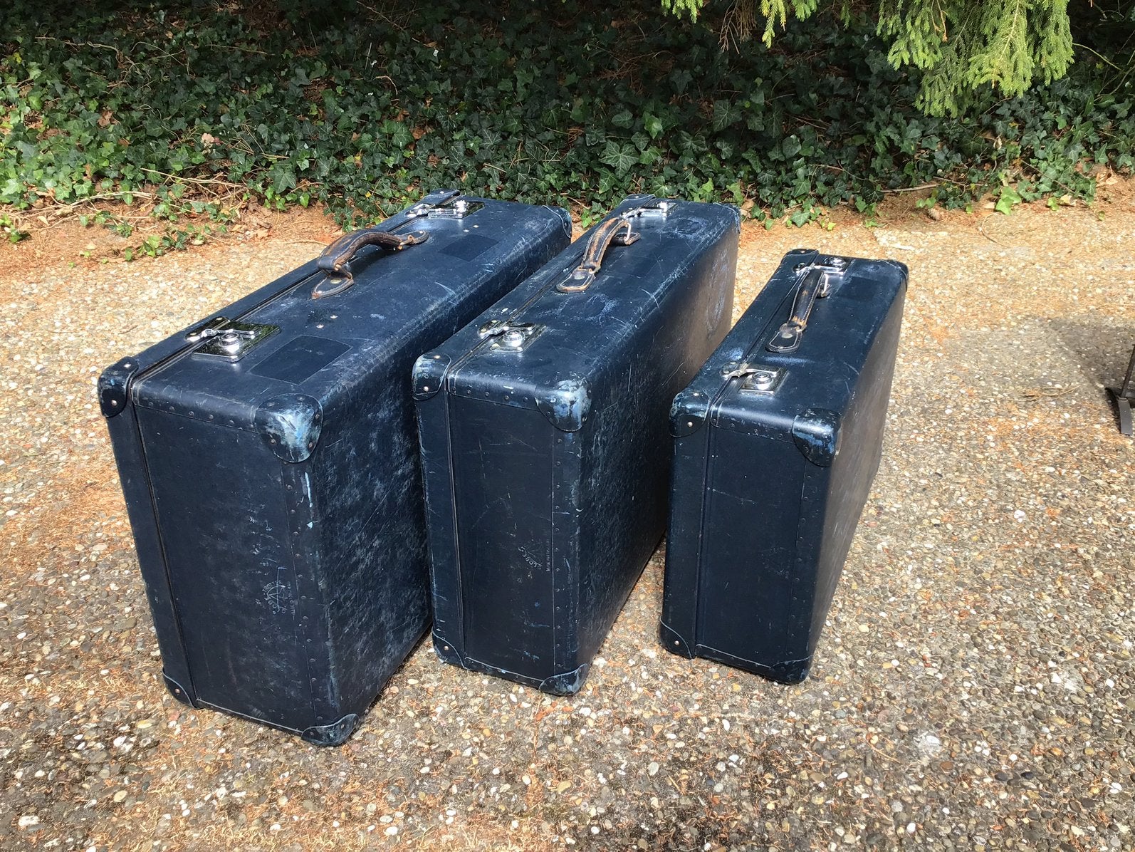 Vintage Kofferset Globetrotter, Ophalen, Gebruikt, Hard kunststof, Slot