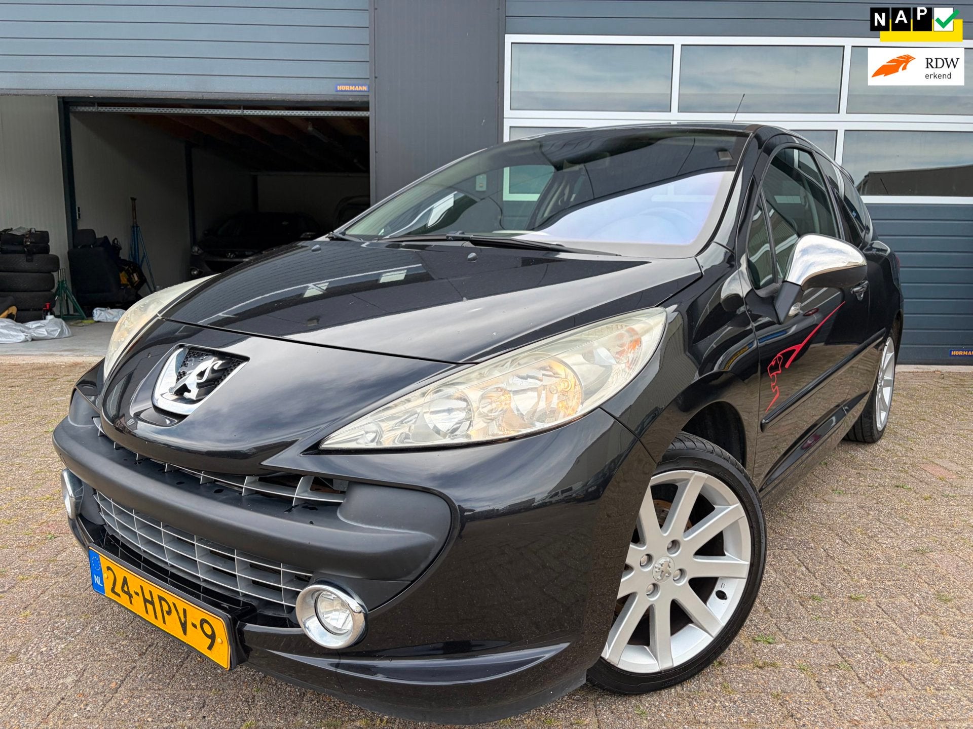Peugeot 207 1.6 Sport T Le Mans|Airco|Cruise control!, Voorwielaandrijving, Gebruikt, Zwart, 4 cilinders