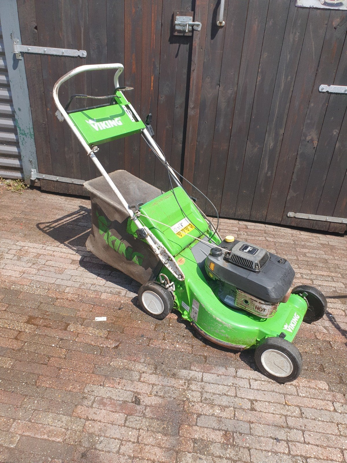 Te koop aangeboden viking grasmaaier, Ophalen, Gebruikt, 50 cm of meer