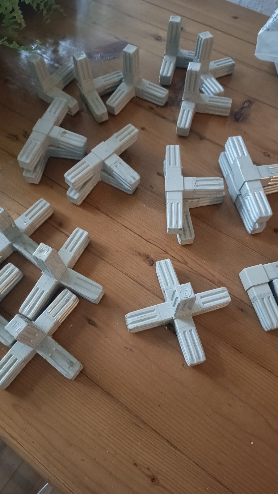 volière verbindingsstukken 25/25mm, Dieren en Toebehoren, Ophalen of Verzenden, Zo goed als nieuw, Volière