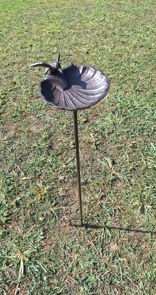 Vogelbadje van gietijzer, Verzenden, Nieuw