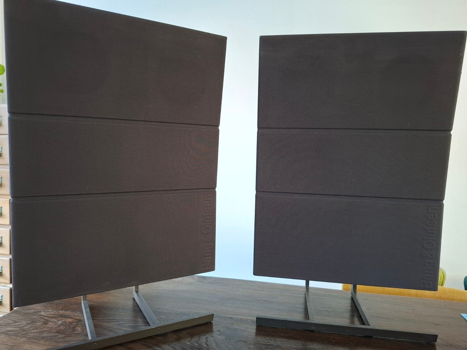 Bang & Olufsen Beovox Red Line 6513 luidsprekers, Ophalen, Gebruikt, Inclusief standaarden, Speakerset