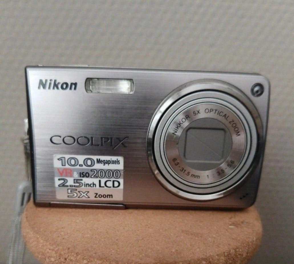 Nikon Coolpix S550 - Compacte digitale camera, Beeldstabilisatie, Gebruikt, 10 megapixels, Accu