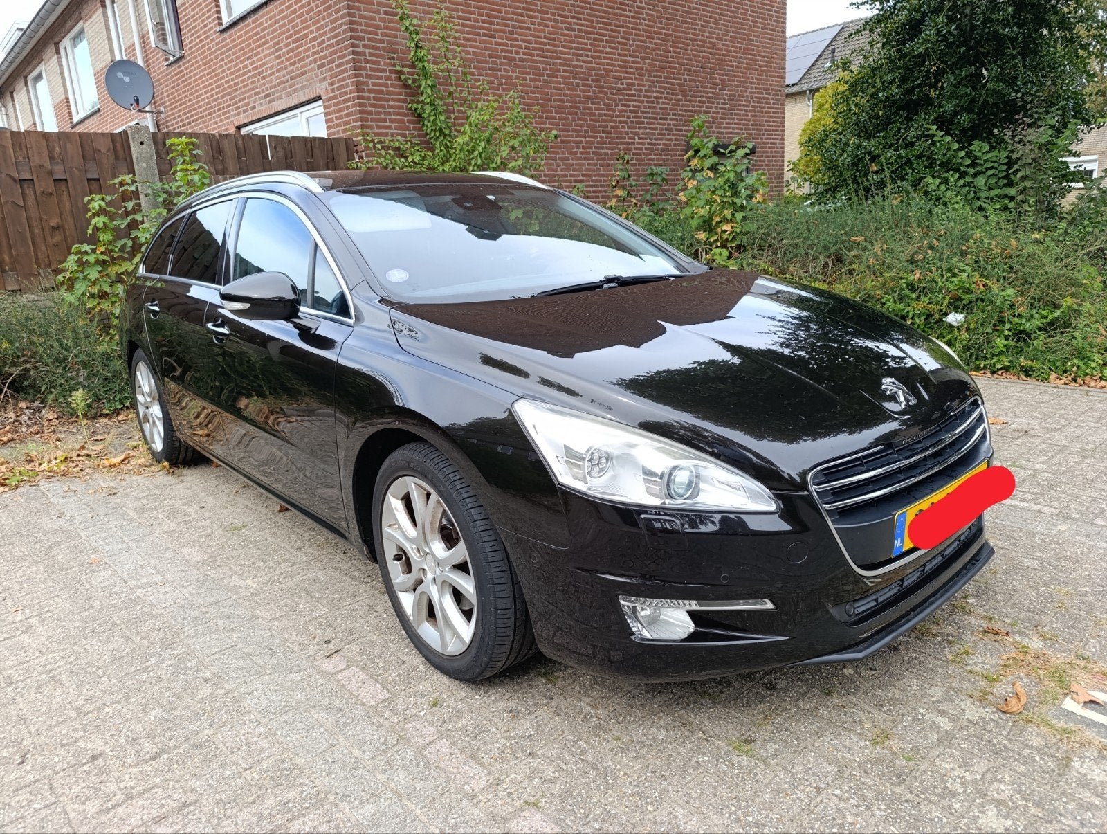 Peugeot 508 1.6 THP SW 2011 zwart, Auto's, Voorwielaandrijving, 745 kg, 15 km/l, 1800 kg