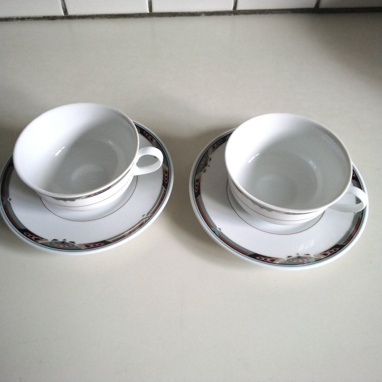 2 heinrich winterling  design  thee kop en schotels, Ophalen of Verzenden, Zo goed als nieuw, Overige stijlen, Kop(pen) en/of Schotel(s)