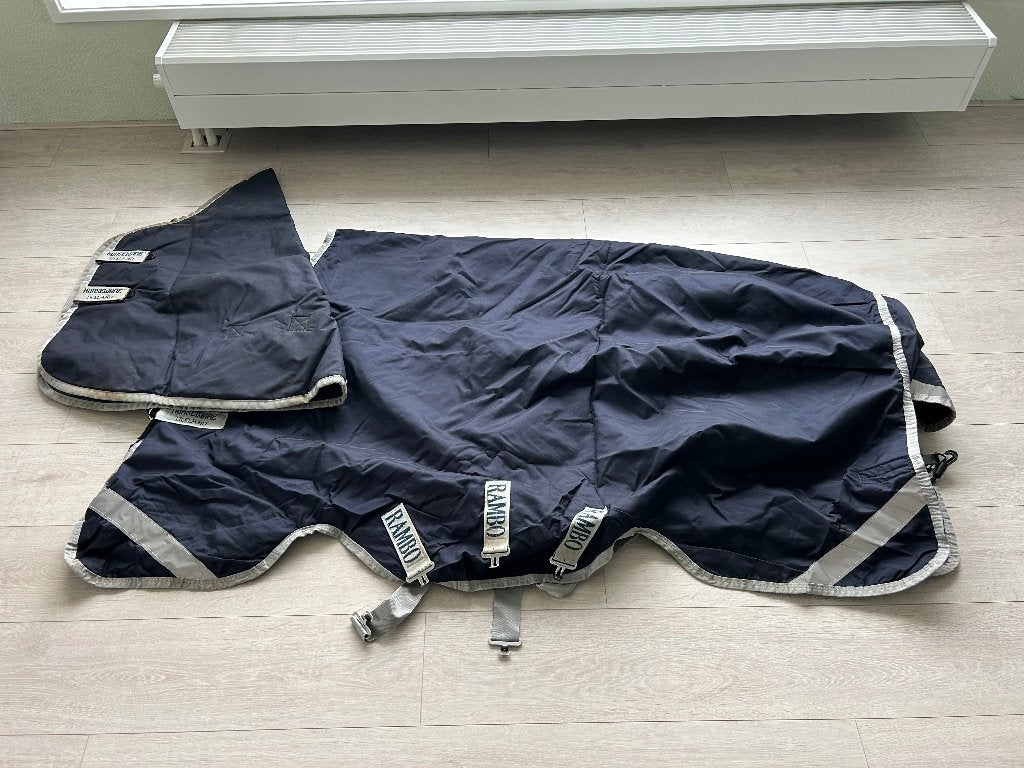 Rambo Winterdeken 200g, 200 g, Ophalen of Verzenden, Zo goed als nieuw, Afneembare hals