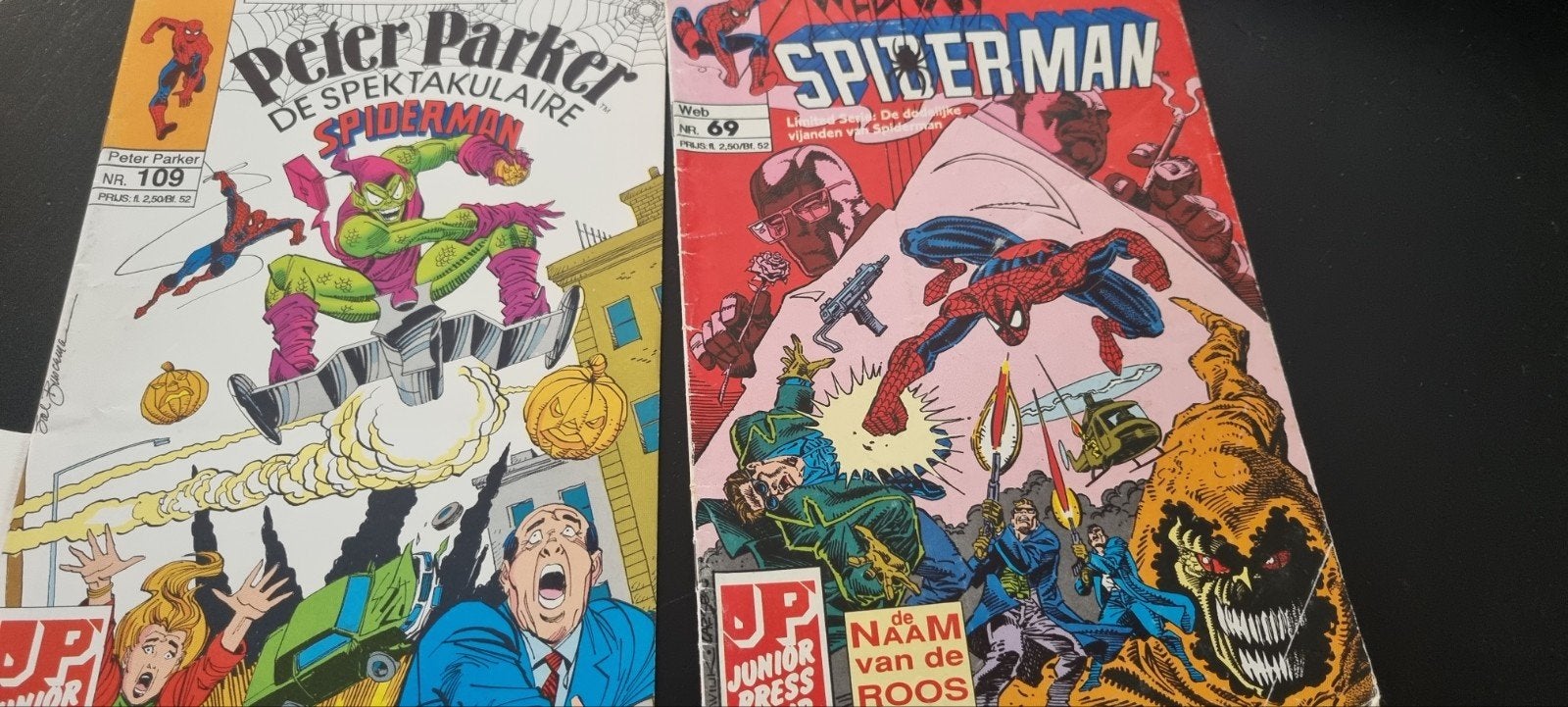 Peter Parker & Spiderman Stripboeken - Nrs. 109 & 69, Meerdere stripboeken, Ophalen of Verzenden, Gelezen, Diverse