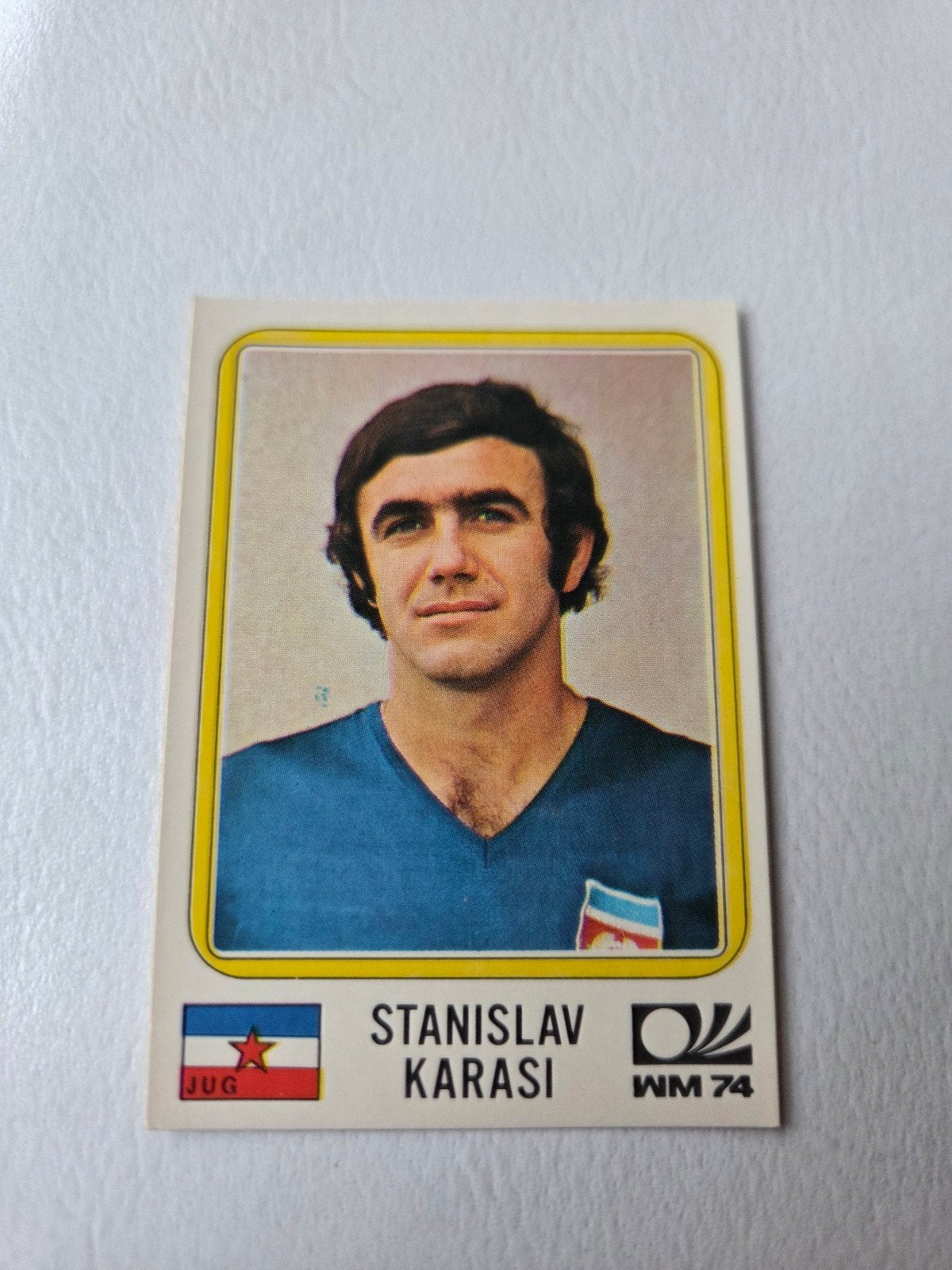 Panini WK 74, Hobby en Vrije tijd, Stickers en Plaatjes, Ophalen of Verzenden, Zo goed als nieuw, Sticker