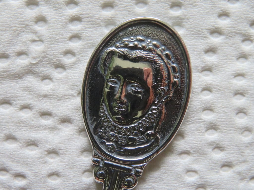 Verzilverd Lepeltje Anna van Egmond, Gravin van Buren, Overige materialen, Verzenden, Verzilverd, Nieuw