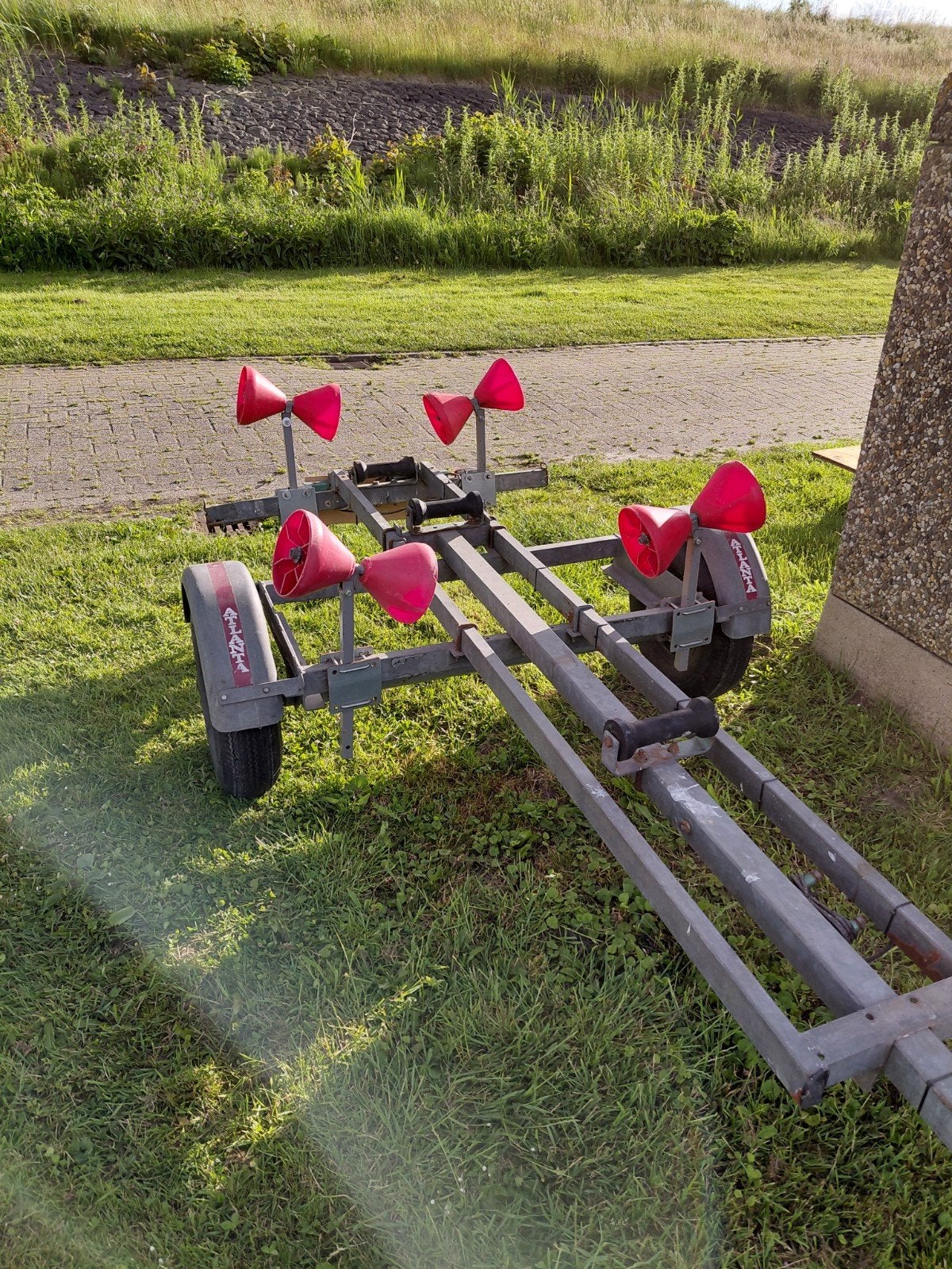 ATLANTA RIB Rubberboot Weg Trailer 4m - Z.G.A.N., Watersport en Boten, Ophalen, Minder dan 1500 kg, Gebruikt, Overige typen