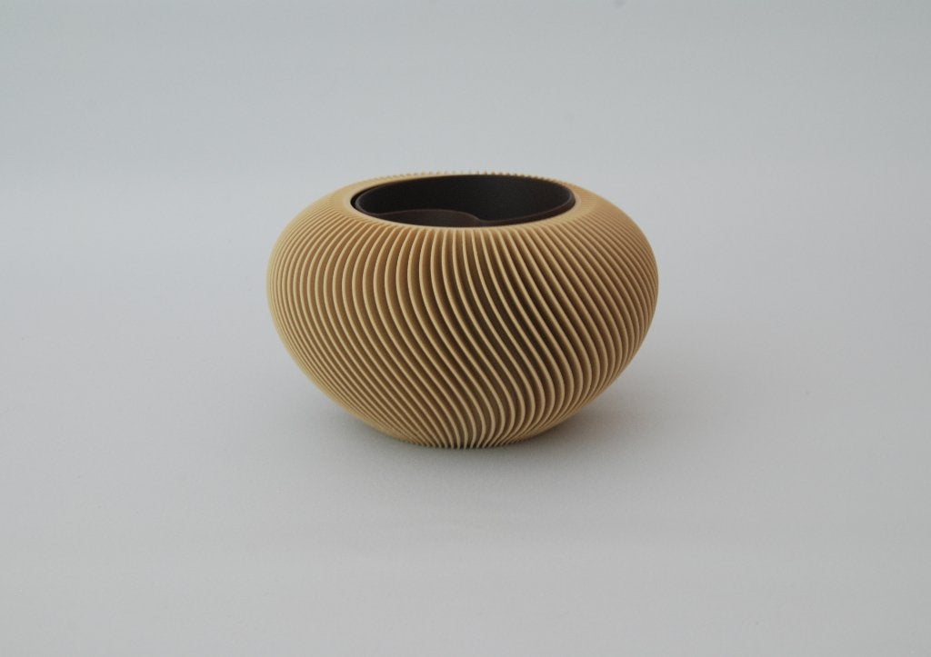 Moderne 3D-geprinte Bloempot | Design Plantenpot |, Tuin en Terras, Kunststof, Verzenden, Rond, Binnen