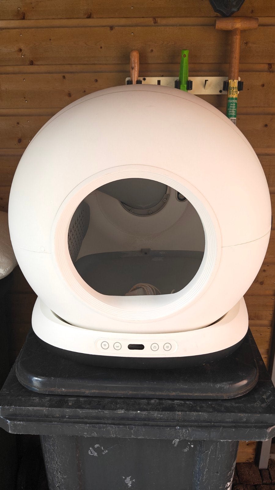 zedar k1200 electrische kattenbak, Ophalen, Zelfreinigend, Gebruikt, Open