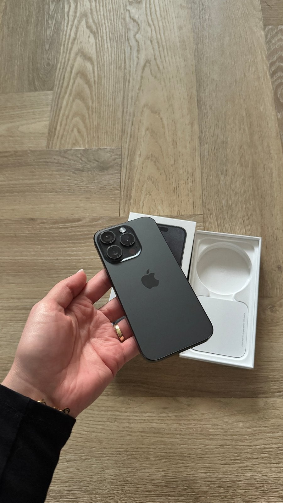 iPhone 15 Pro 128 GB Zwart, 128 GB, 86 %, Zwart, Ophalen of Verzenden