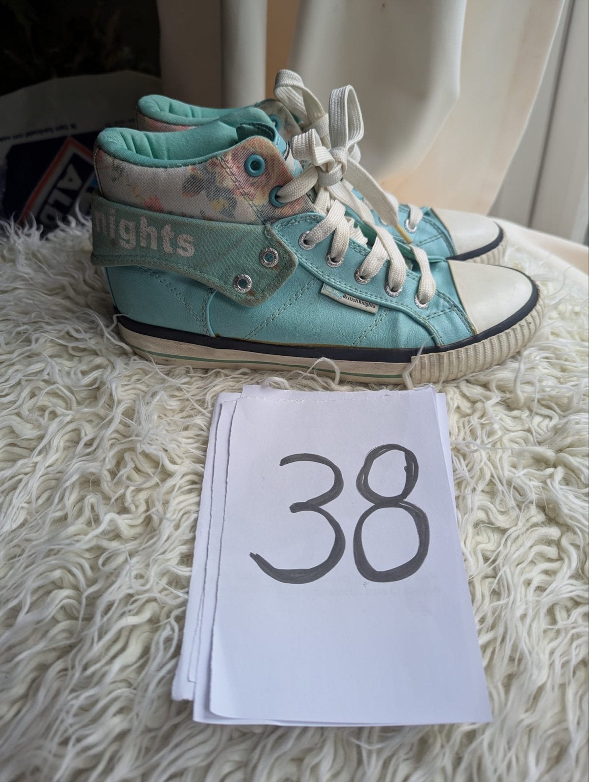 British Knights sneakers maat 38 - Lichtblauw, Blauw, Ophalen of Verzenden, Sneakers of Gympen, Gedragen