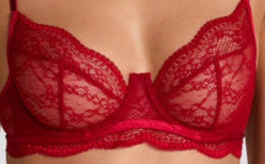 Rood Kanten Lingerie Setje, Verzenden, Rood, Setje