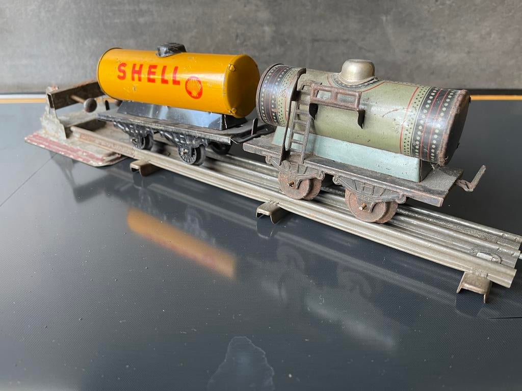 Karl Bub schaal 0 blikken wagons, Overige merken, Gebruikt, Gelijkstroom of Wisselstroom, Wagon
