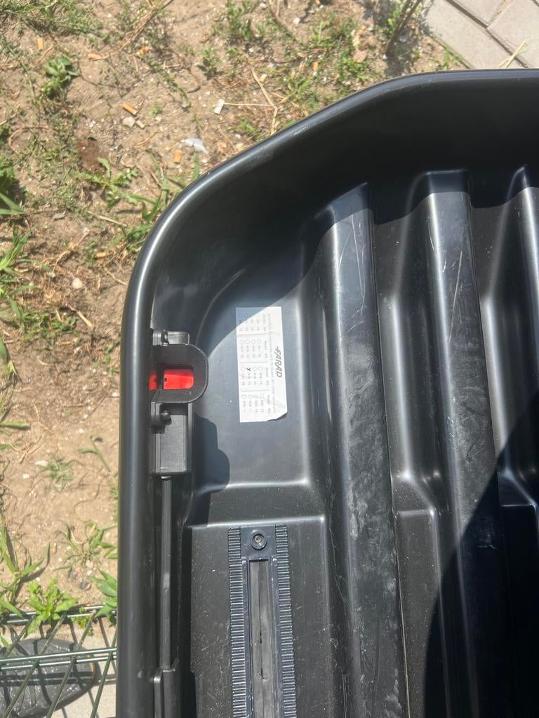 Dakkofer 480L - Zo goed als nieuw, Auto diversen, Dakkoffers, Ophalen of Verzenden, Zo goed als nieuw