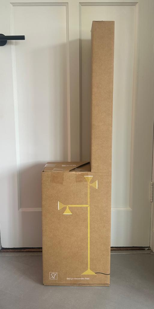 IKEA PS 2026 Staande uplight, geel, 182 cm - nieuw in doos, Ophalen, Zo goed als nieuw