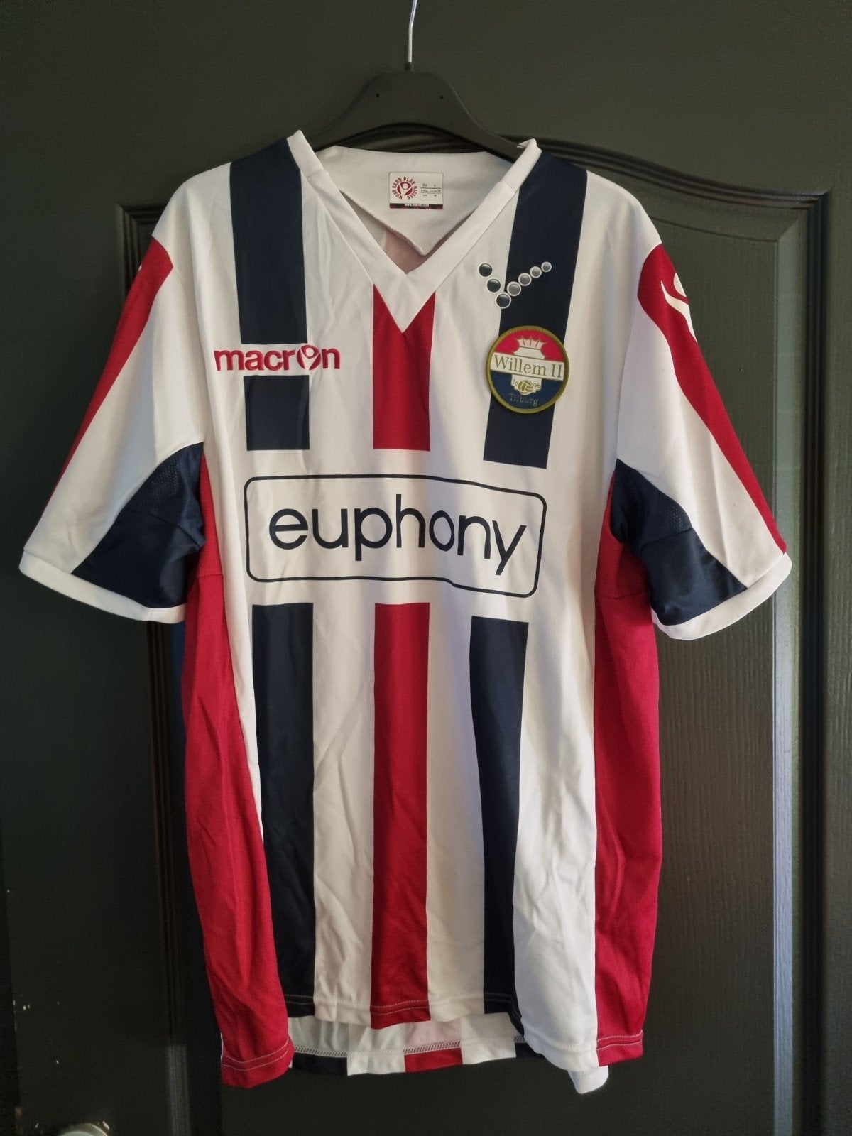 Willem II Thuisshirt 2017/2018 Maat L, Kleding | Heren, Maat 52/54 (L), Meerkleurig, Ophalen of Verzenden, Voetbal