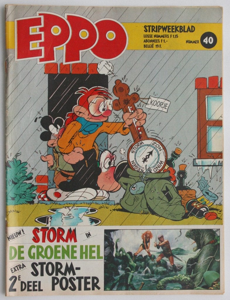 Stripweekblad Eppo 1978 nr. 40, Eén stripboek, Ophalen of Verzenden, Gelezen