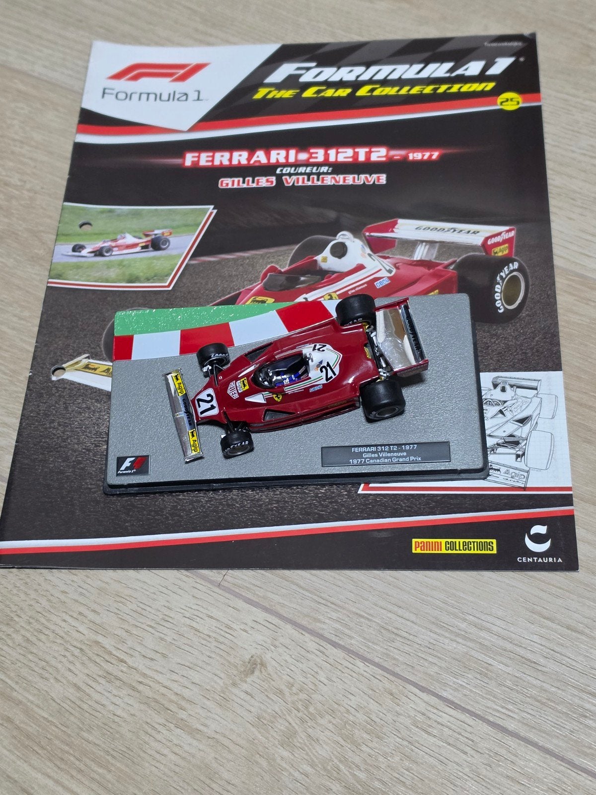 Ferrari 312 T2 - 1977 Gilles Villeneuve F1 modelauto, Ophalen of Verzenden