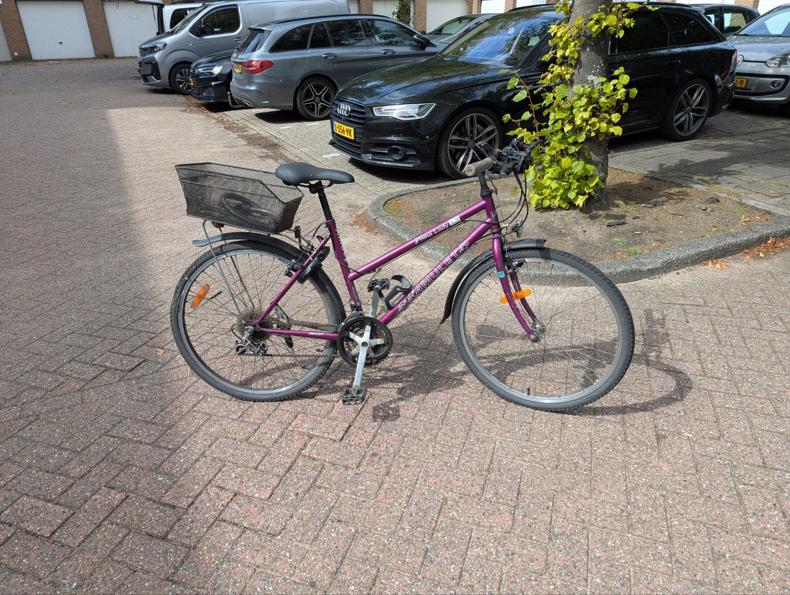 Damesfiets Rambler Prima Lady – 3 versnellingen +, Fietsen en Brommers, Gebruikt, Velgrem, Versnellingen, 50 tot 53 cm
