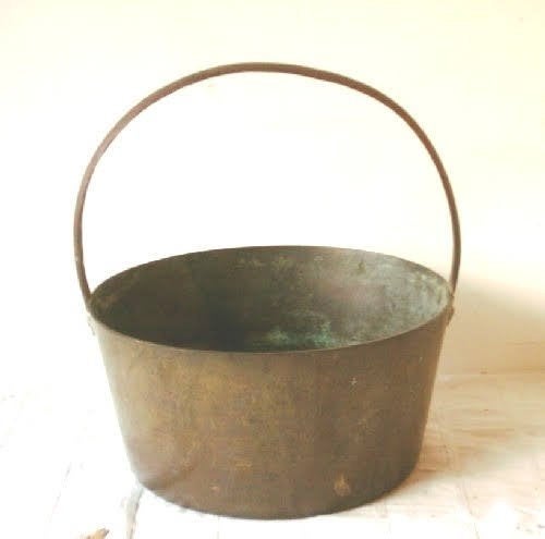 Engels bronzen jam pan ., Antiek en Kunst, Ophalen of Verzenden, Koper