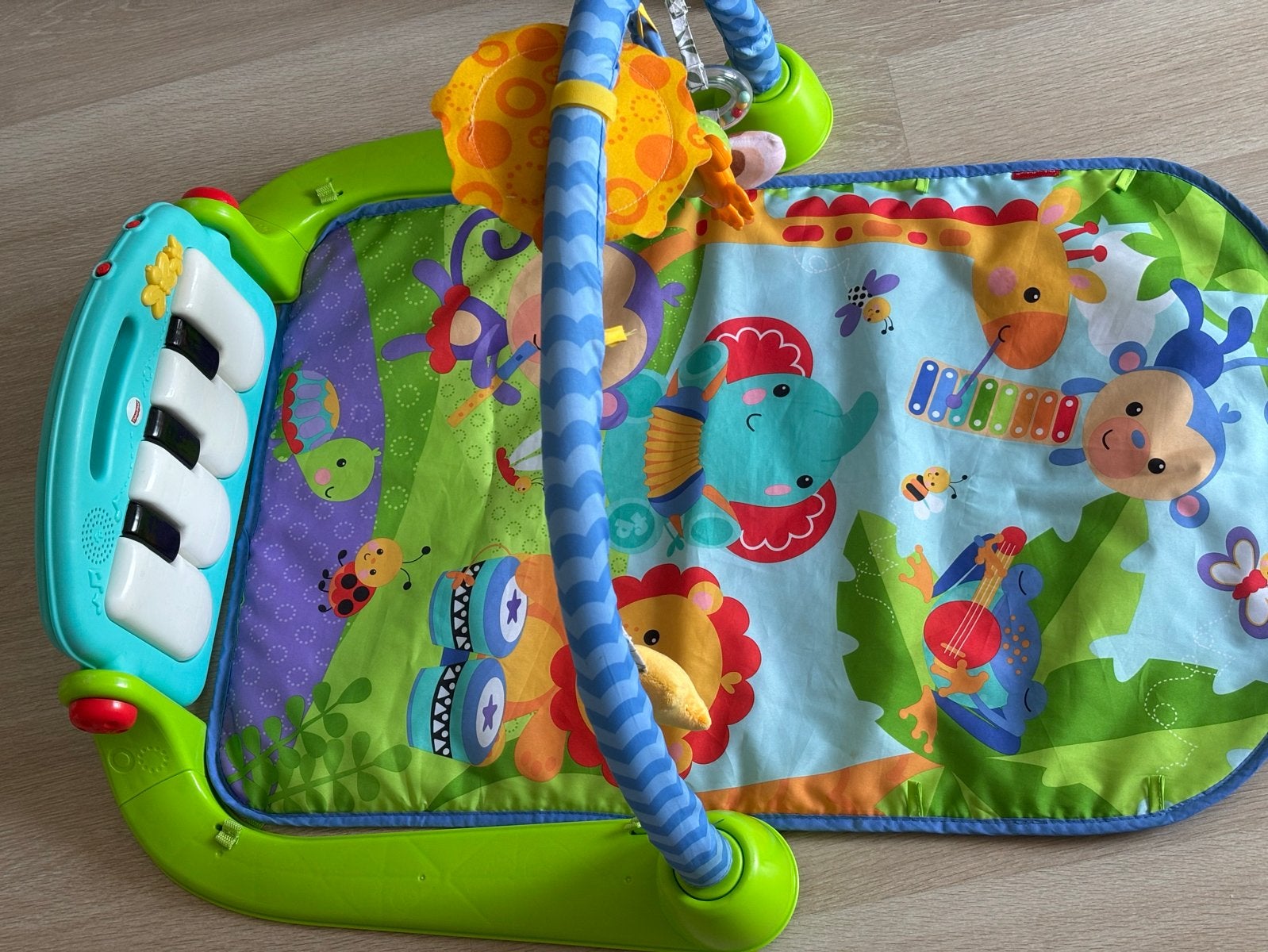 Fisher-Price Piano Mat met Muziek en Licht, Ophalen of Verzenden, Zo goed als nieuw, Overige typen, Met licht