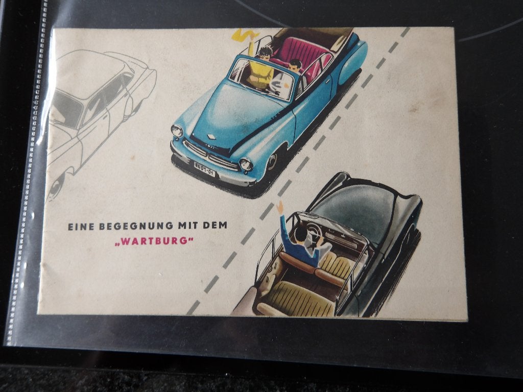 Wartburg Auto Brochure - Een Ontmoeting met de Wartburg, Onbekend, Ophalen of Verzenden, Zo goed als nieuw, Overige merken