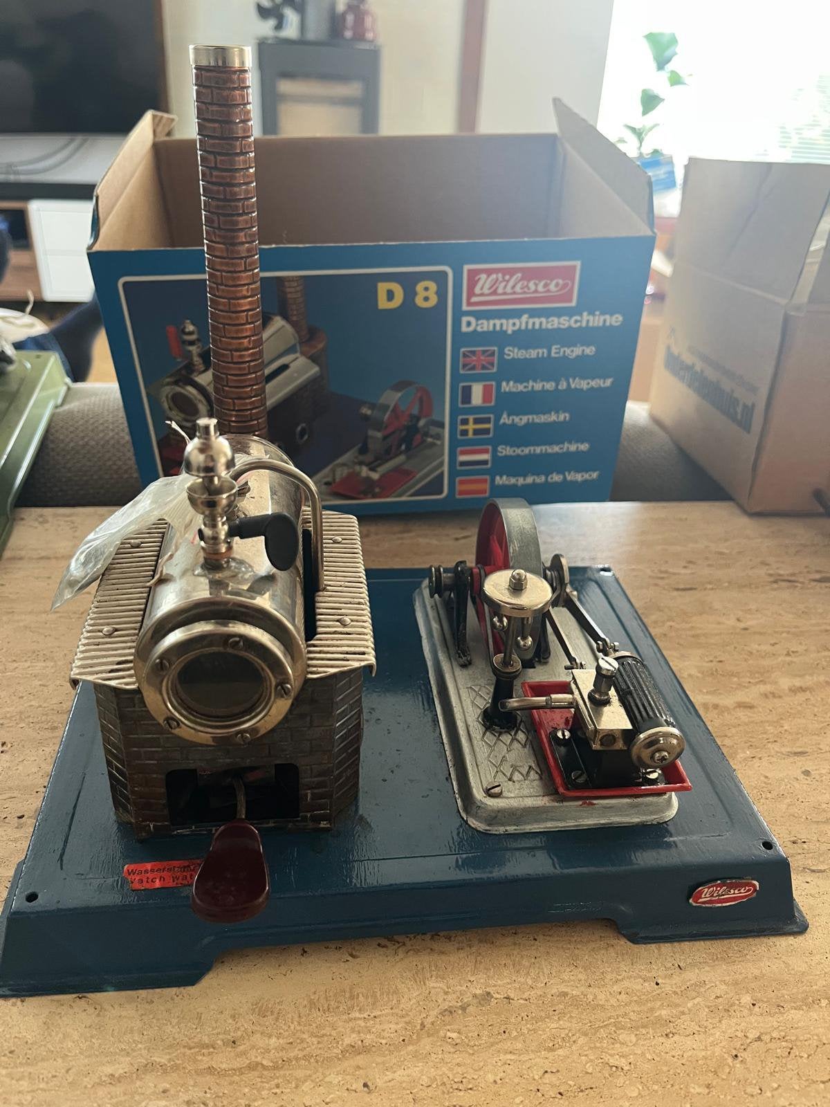 Wilesco D8 stoommachine, Ophalen of Verzenden, Zo goed als nieuw