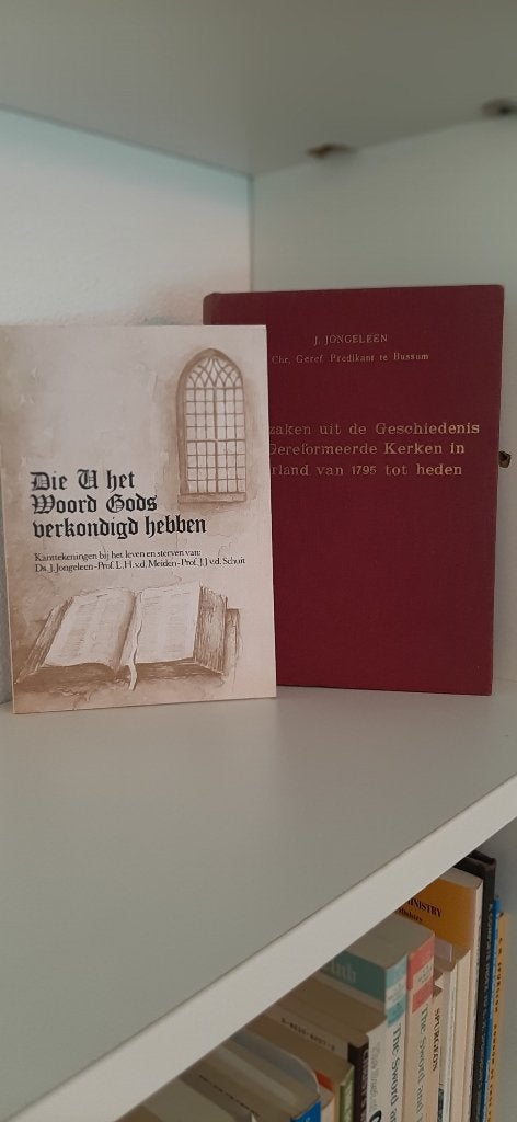 2 boeken van/over J. Jongeleen/G. v Dolderen, Ophalen of Verzenden, Gelezen, Christendom | Protestants