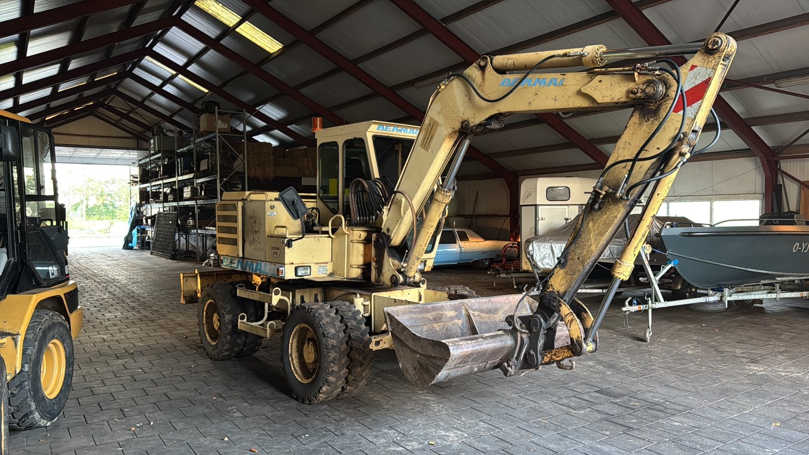 Mobiele kraan kraan graafmachine Benmac, Ophalen of Verzenden, Graafmachine, Benmac, Nvt