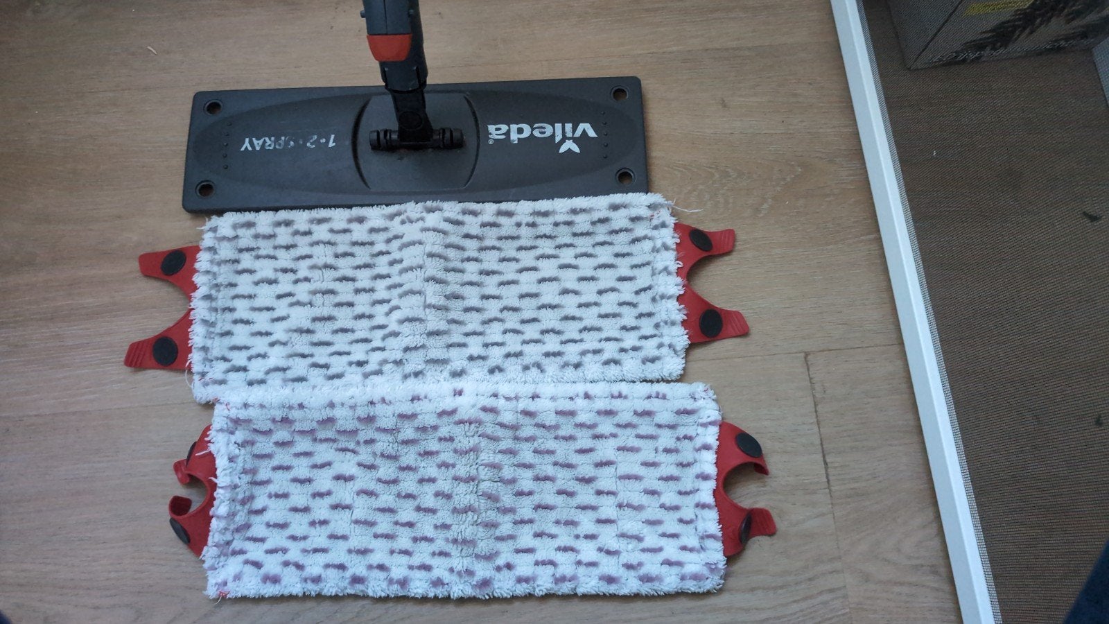 Vileda 1-2 Spray Mop met 2 extra dweildoeken, Ophalen, Mop of Dweil