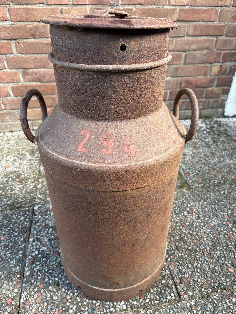 melkbus, decoratie, carbid schieten, Ophalen, Gebruikt