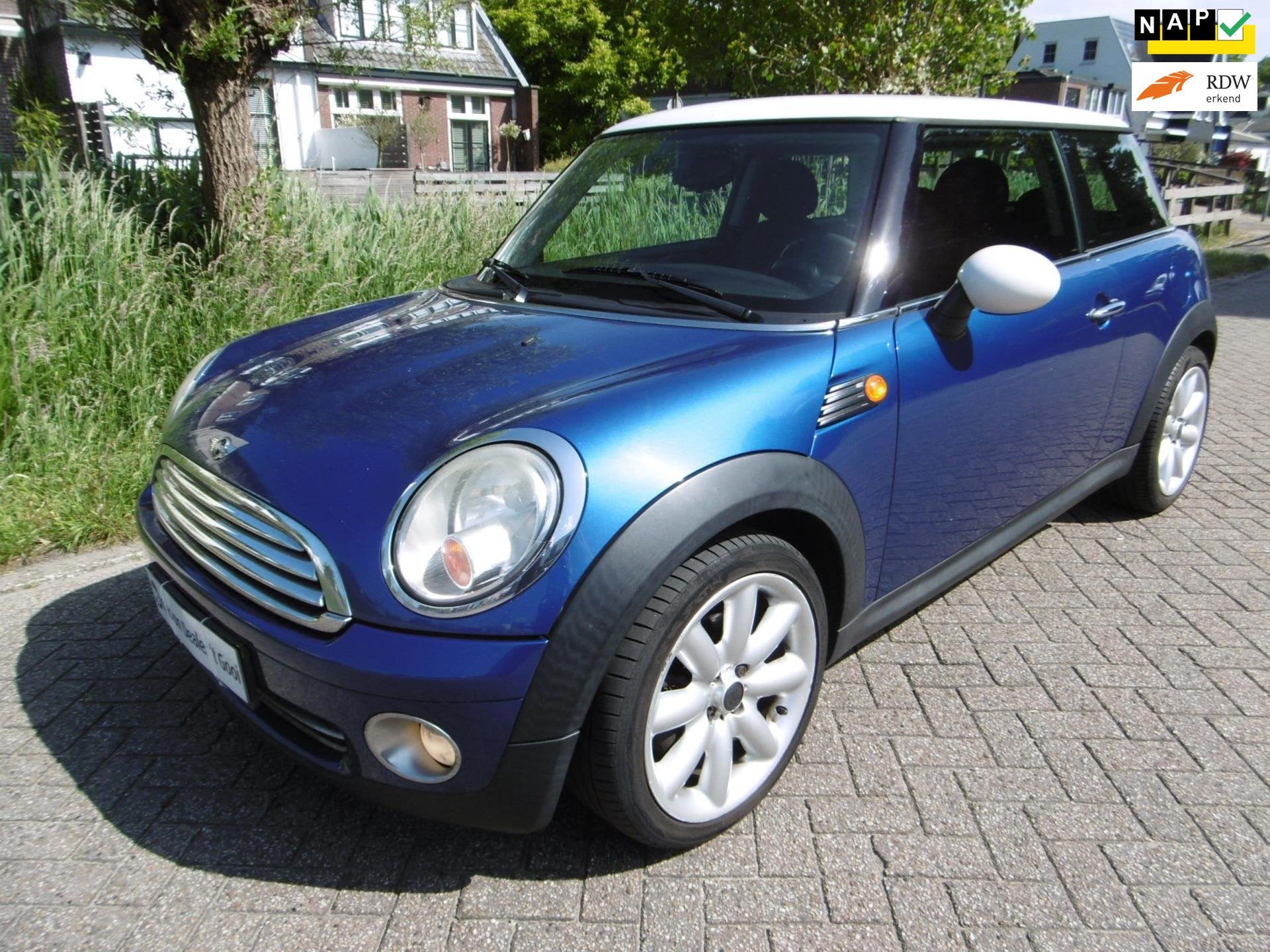 Mini Mini 1.6 Cooper Pepper 120pk Airco Onderhoudshistorie G, Voorwielaandrijving, Dealer onderhouden, Stof, Gebruikt