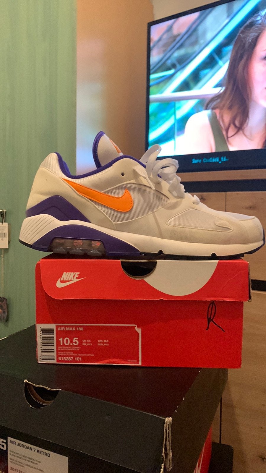 NIKE AIR MAX 180 OG-‘Bright Ceramic”/Size 44.5, Overige kleuren, Sportschoenen, Ophalen of Verzenden, Zo goed als nieuw