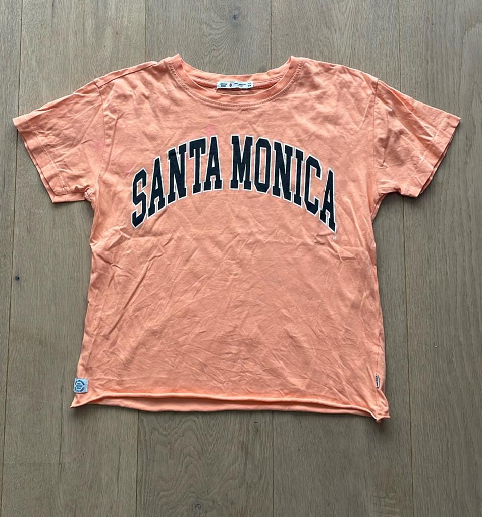 T-shirt santa monica America today maat 158/164, Ophalen of Verzenden, Zo goed als nieuw, Meisje, Shirt of Longsleeve