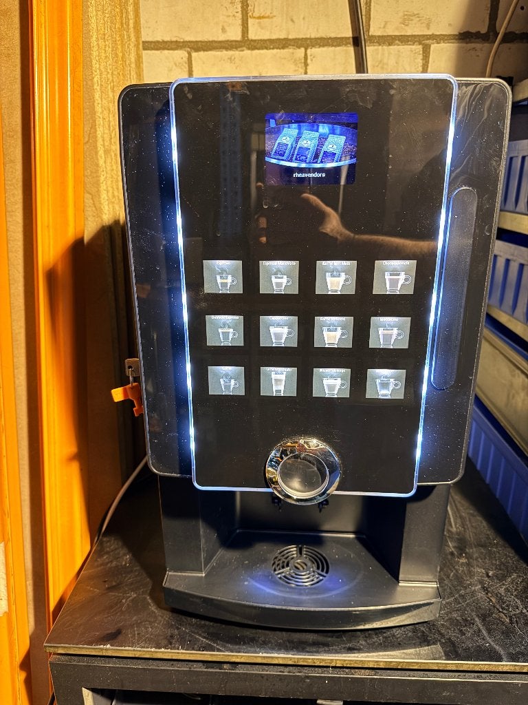 Koffiebonen machine Rhea BL eC 2023 model, 10 kopjes of meer, Koffiemachine, Zo goed als nieuw, Koffiebonen