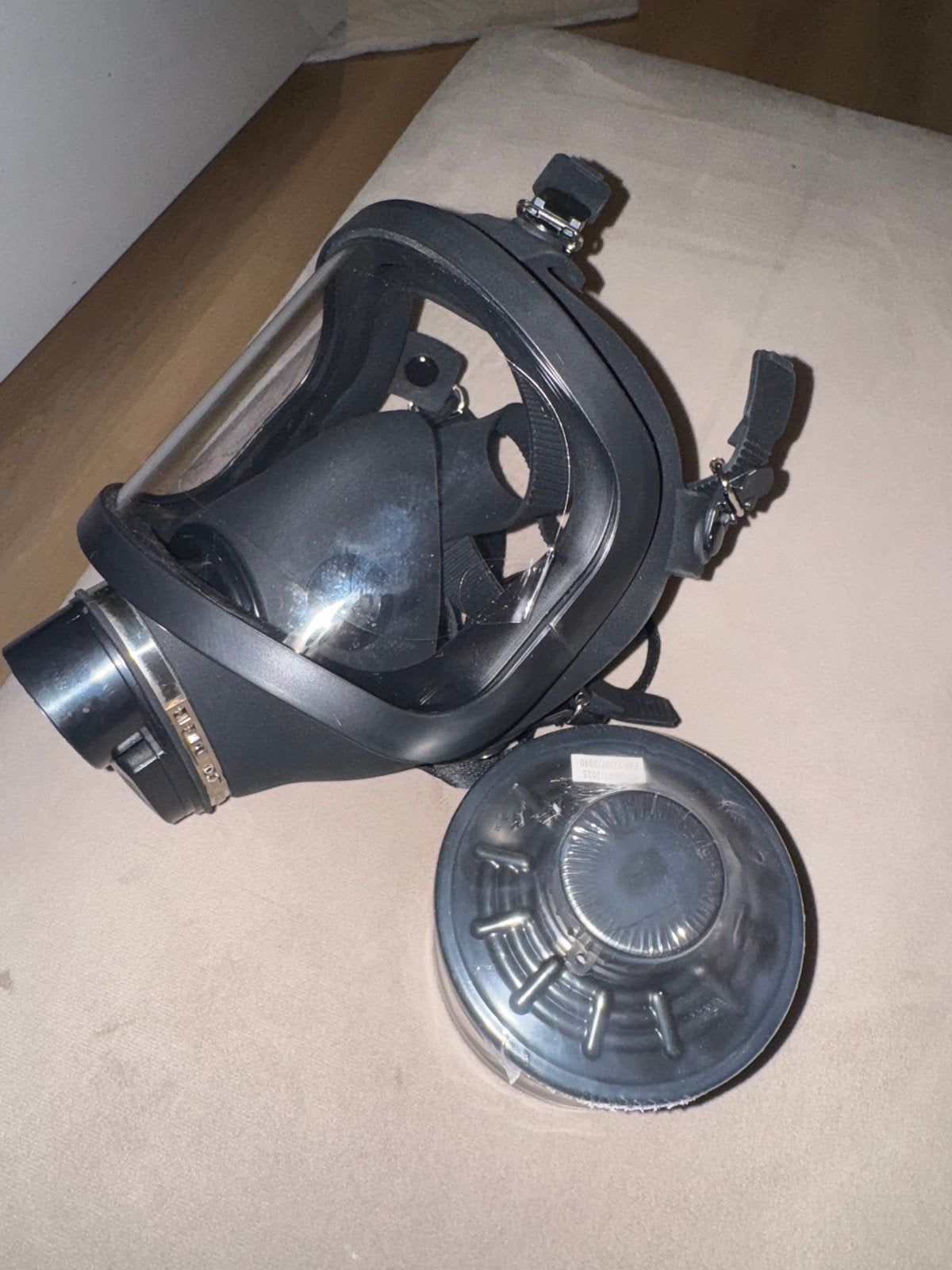 Volgelaatsmasker met P-A-2 filter, Ophalen of Verzenden, Zo goed als nieuw, Volgelaatsmaskers