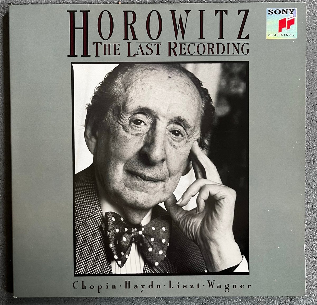 lp klassiek elpee vinyl Horowitz last piano recording sony, Cd's en Dvd's, Ophalen, Overige typen, Zo goed als nieuw, 12 inch