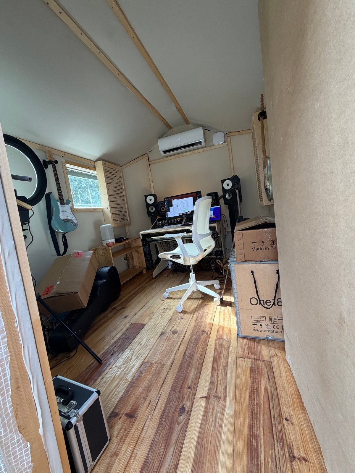 Complete geluidsstudio (excl. apparatuur) Bouwmaterialen etc, Ophalen, Zo goed als nieuw