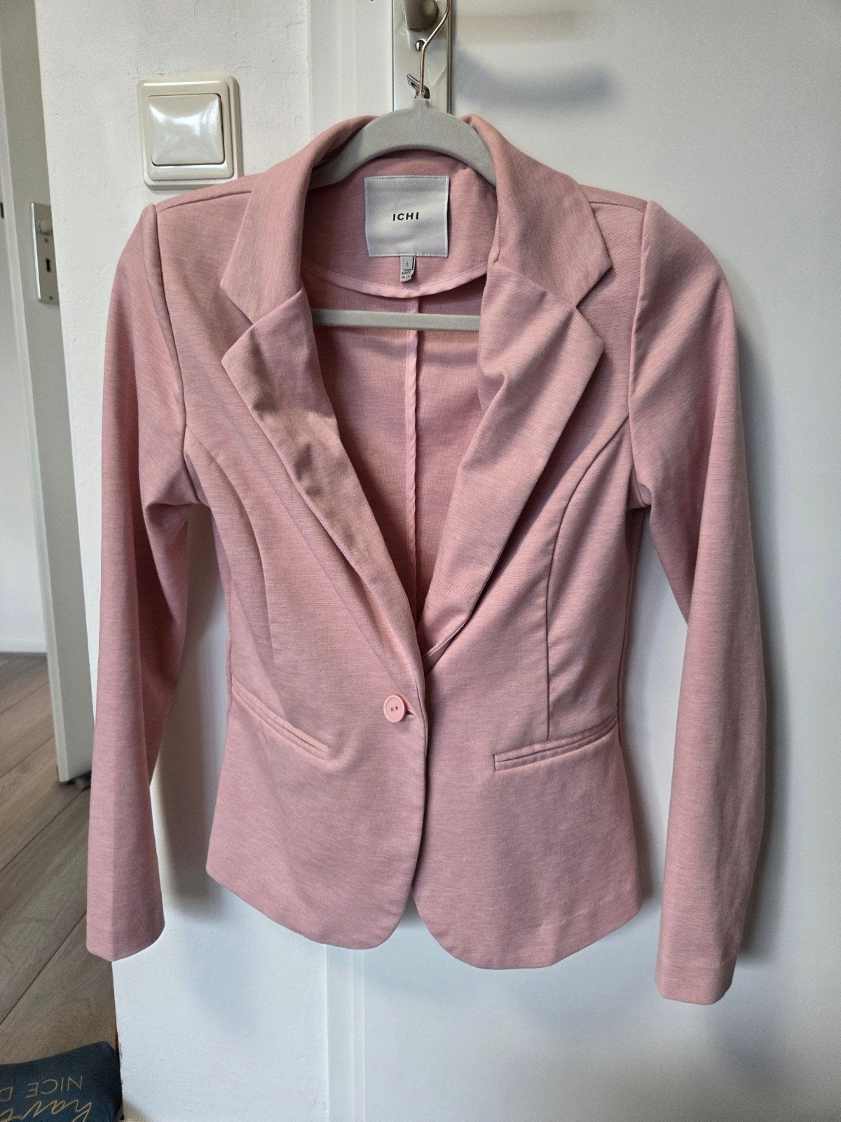 Roze blazer van ICHI, maat XS/S, Kleding | Dames, ICHI, Ophalen of Verzenden, Zo goed als nieuw, Jasje